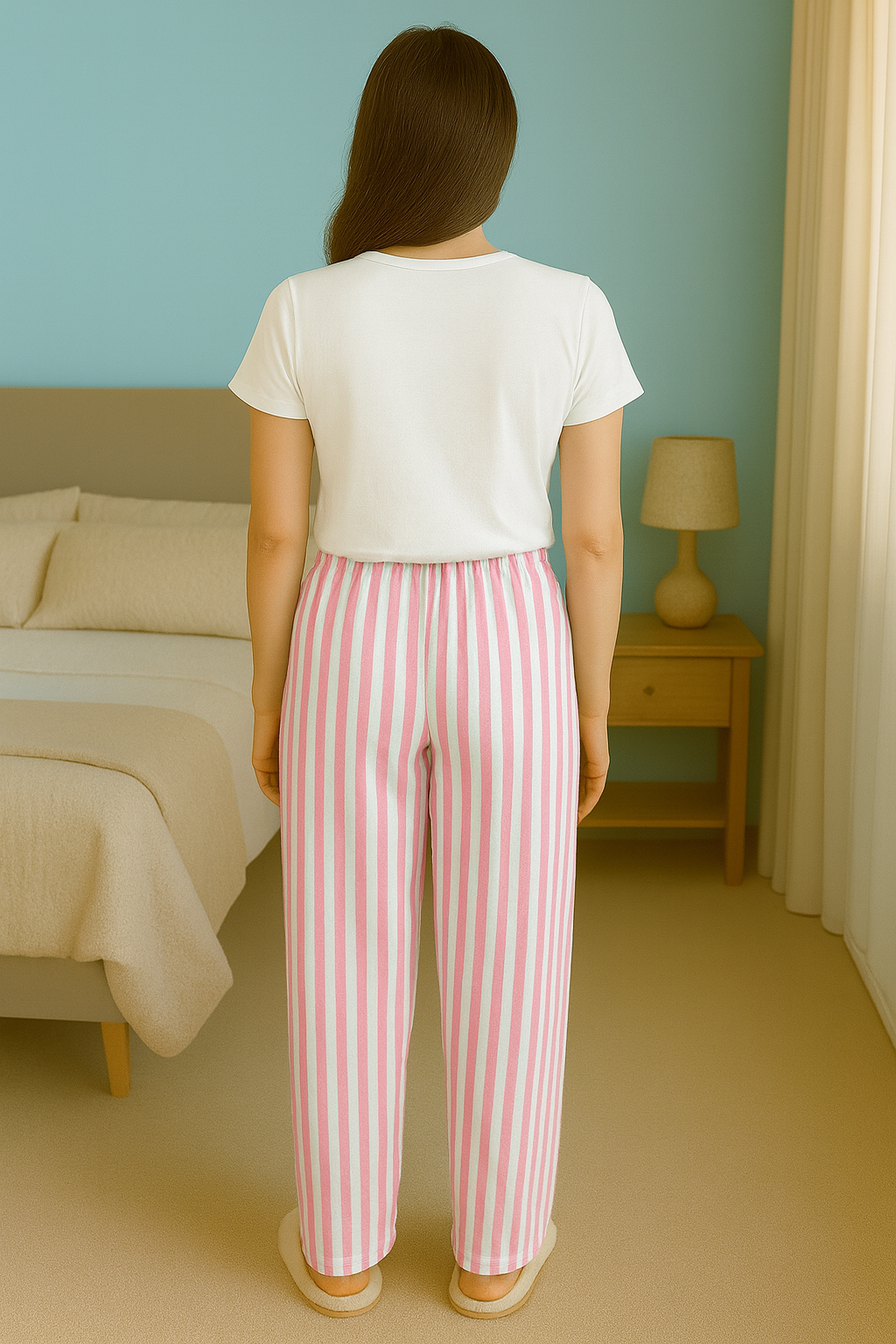 Süet Kadın Pijama Altı